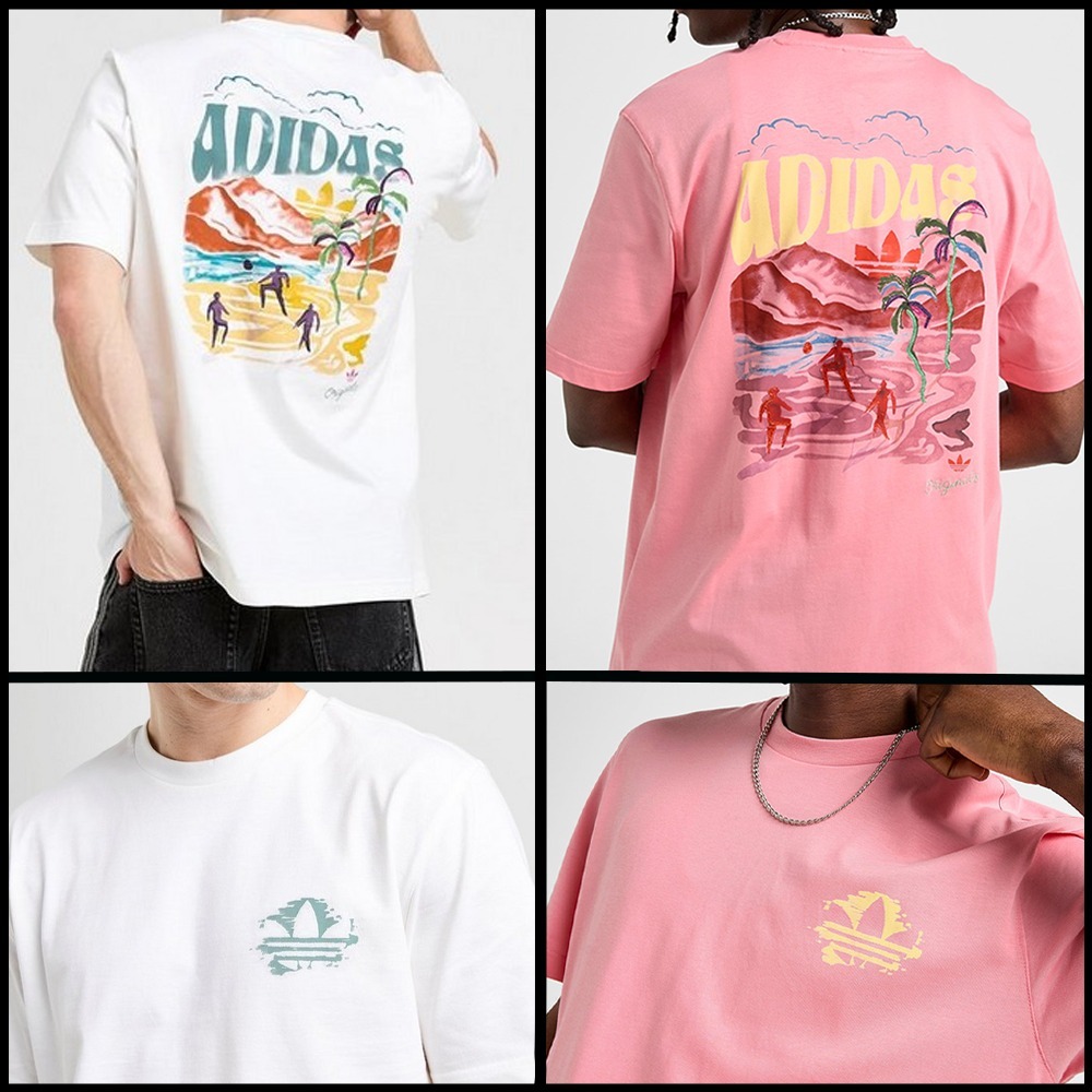 関税込【adidas】Originals アイランド グラフィック Tシャツ