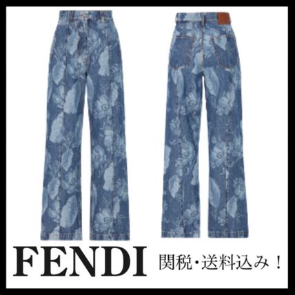 デニム・ジーパン FENDI FW24 Two-tone denim jeans (FLP852AT20 F08QQ) e32afe471851413aaf144af07d3567