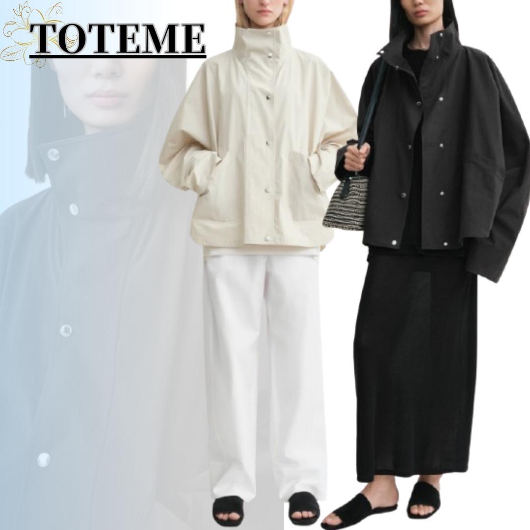 ◆25FW◆【TOTEME】サマーパラシュート*ハイネック*ジャケット