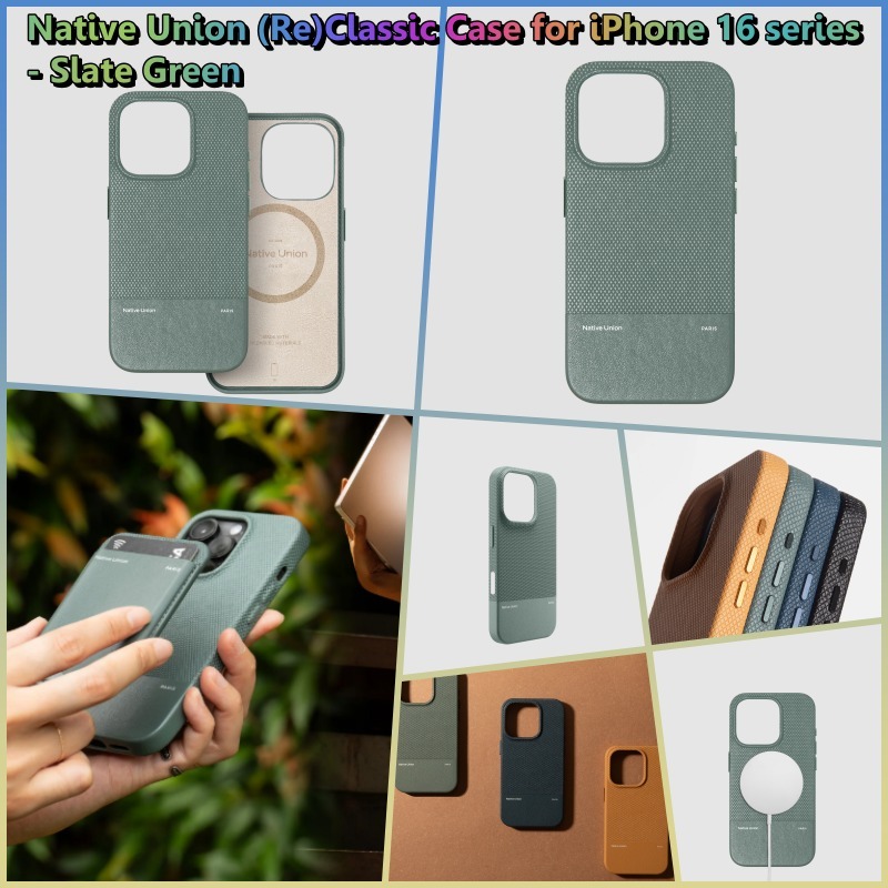★Native Union★(Re)Classic Case - iPhone 16シリーズ Green