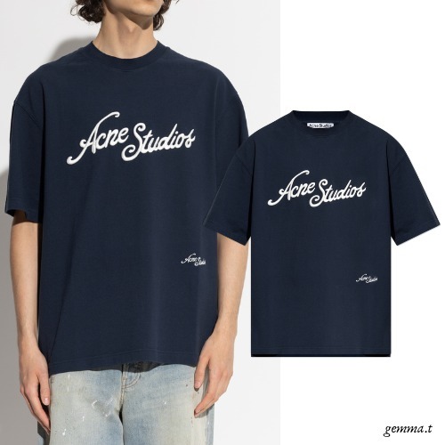 ACNE studios アクネ ロゴプリント 半袖Tシャツ ユニセックス