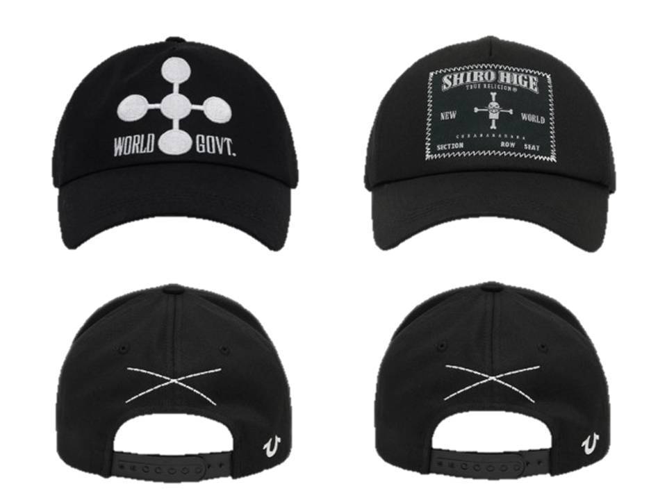 ハット True Religion x One Piece Cap Black 2type