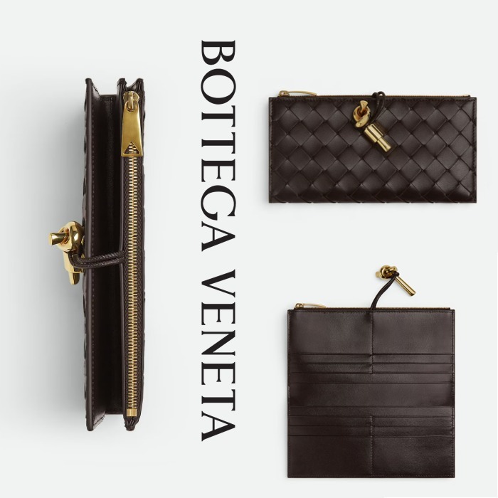 新作【Bottega Veneta】Andiamo ロングウォレット
