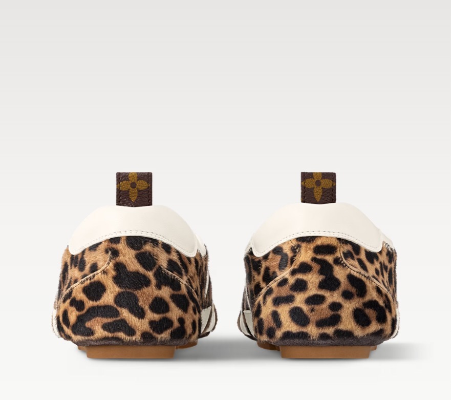 Louis Vuitton《LV スニーカリーナ》ヒョウ柄 カーフスキン 直営