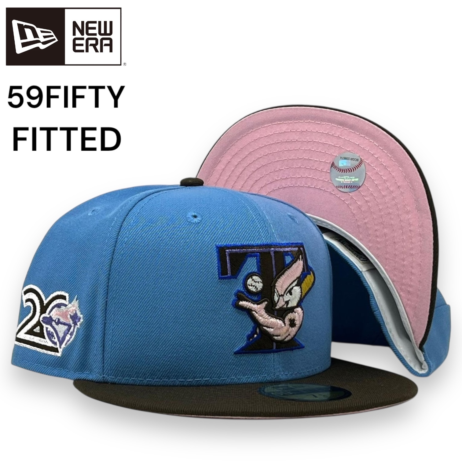 NEW ERA ブルージェイズ MLB 59FIFTY ニューエラ ブルー ピンク