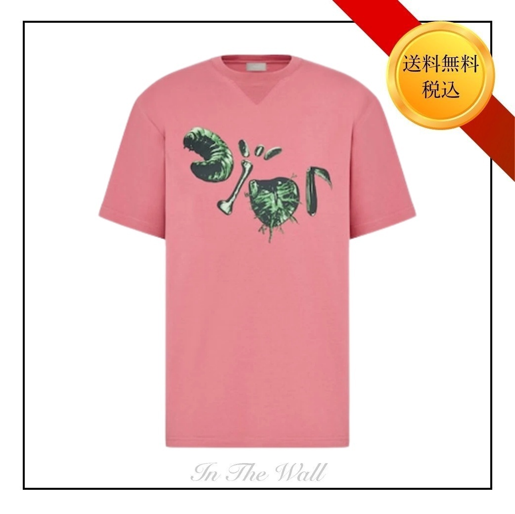 コラボ品★【Cactus Jack x Dior】オーバーサイズ Tシャツピンク