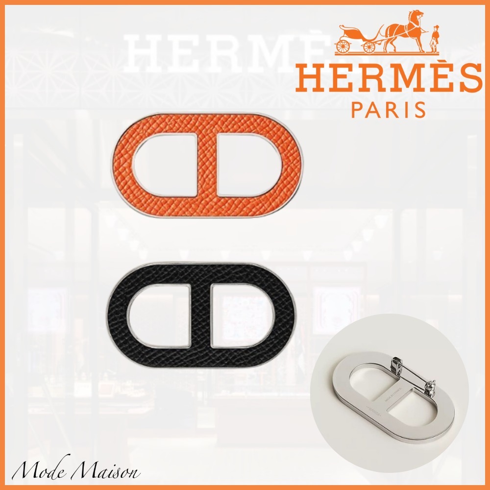 【大人気♪】HERMES シェーヌ ダンクル ブローチ