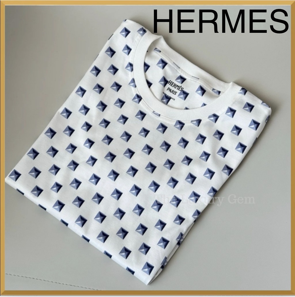 人気【HERMES】クルー・メドール Tシャツ