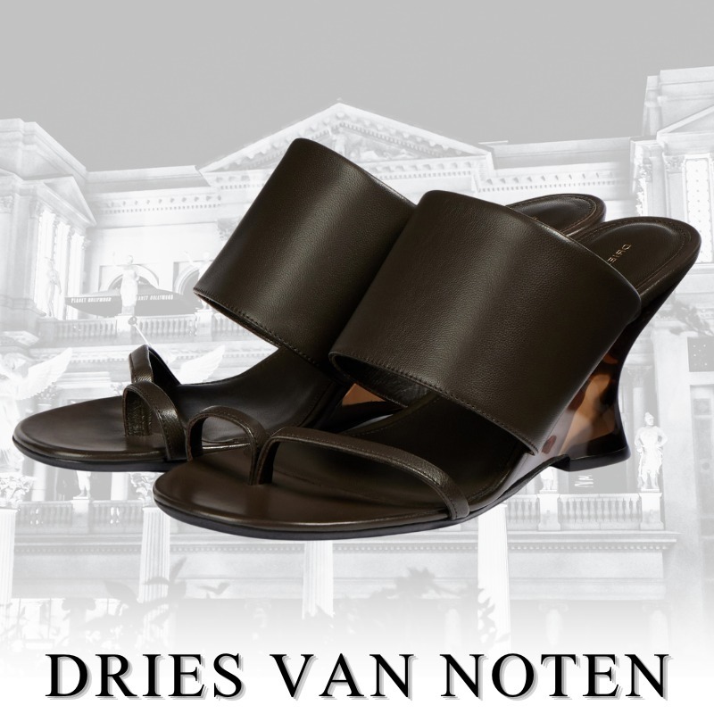 DRIES VAN NOTEN ドリスヴァンノッテン ウェッジ ミュール