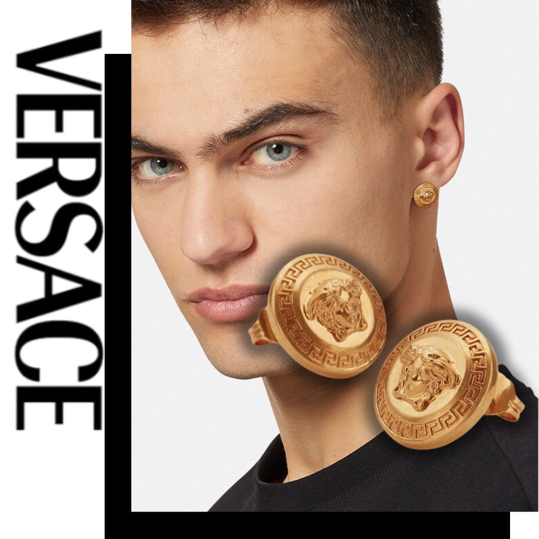 VERSACE ヴェルサーチェ スタッドピアス トリビュートメドゥーサ