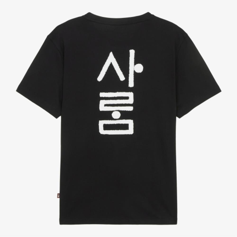 ★THE NORTH FACE★ Korean Short Sleeve T-shirt BLACK NT7UR60