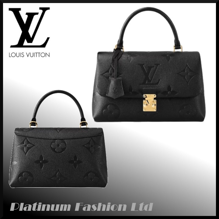 希少品【LOUIS VUITTON】Madeleine MM Monogram Empreinte Black
