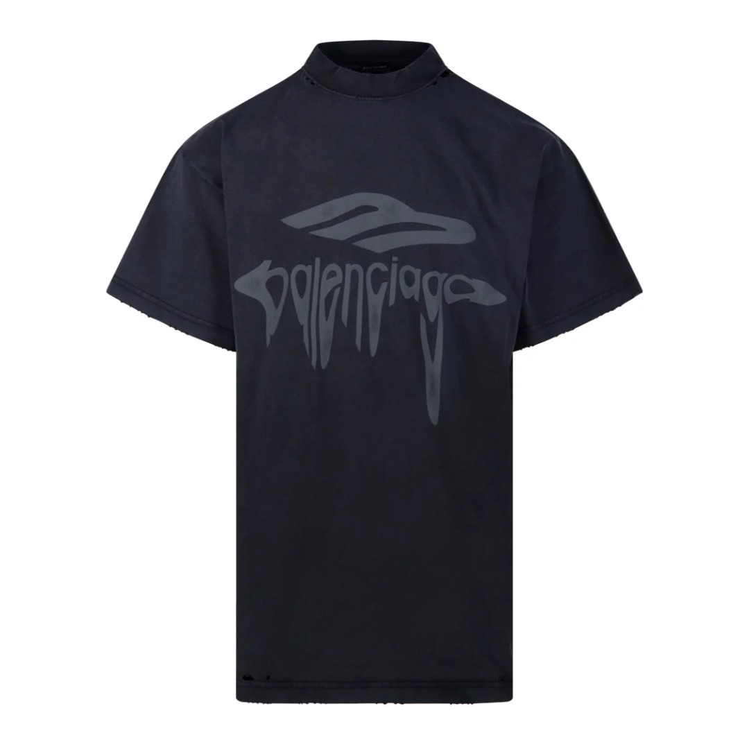 Tシャツ・カットソー Balenciaga liquefied t-shirt oversized