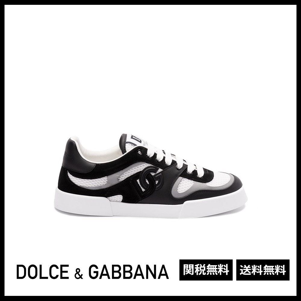 Dolce&Gabbana 関税込 PORTOFINO LIGHT カーフスキン スニーカー