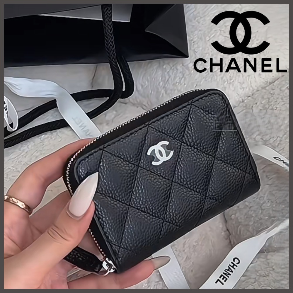 洗練を極めた美しさ【CHANEL】シャネル ジップコインパース
