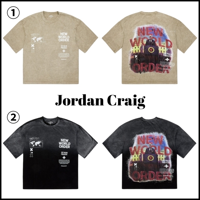 【JORDAN CRAIG】★Tシャツ★ New World Order Cropped Boxy