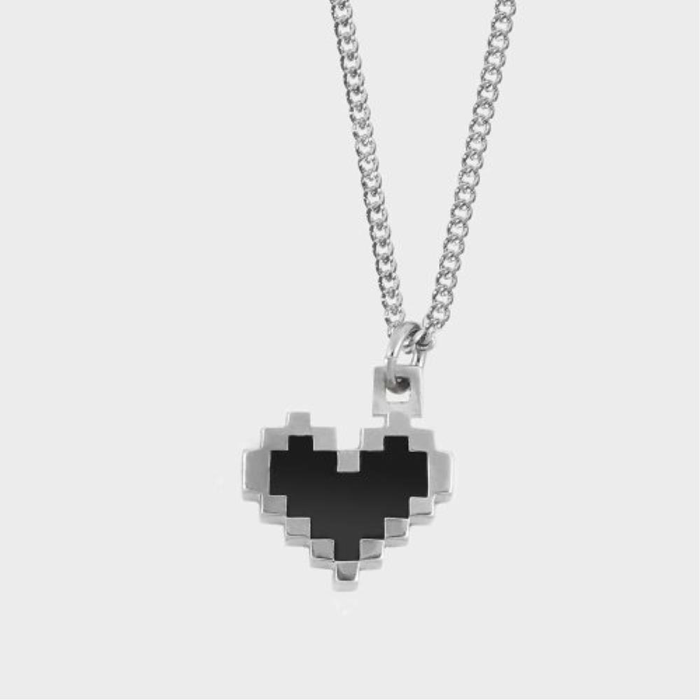 ●NONENON● MINI PIXEL LOVE NEC SILVER925 1