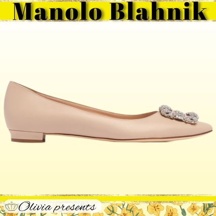 関税負担なし☆Manolo Blahnik PAUSANIAS フラットシューズ HANGISI】フラットシューズ（シューズ）｜MANOLO BLAHNIK