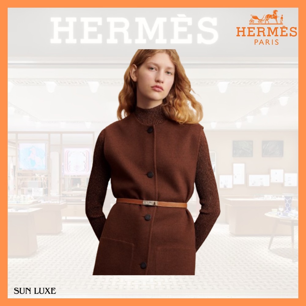 【エレガントなケリーバックル】HERMES ベルト Kelly18 ゴールド