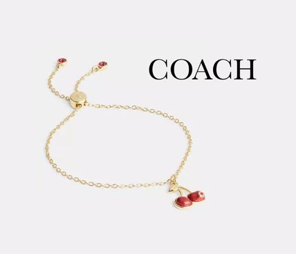 国内即納/関税なし/COACH ストロベリー チャーム ブレスレット 国内即納/関税なし/COACH ストロベリー チャーム ブレスレット