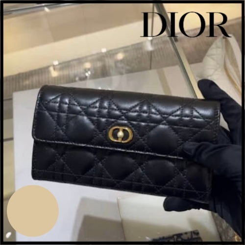 パール付き♡Dior Jolie Orchid 長財布
