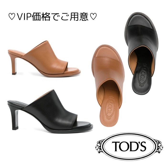 VIP価格☆Tod's トッズ Sabot In Pelle レザー ミュール