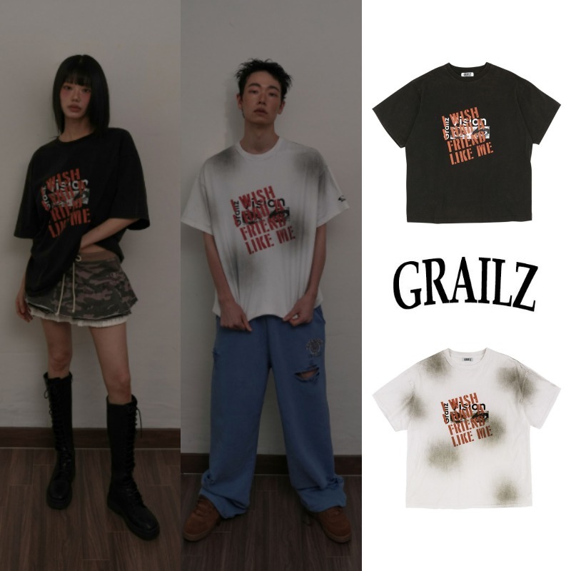 ★GRAILZ★2025SS 新作★VISION WASHED T-SHIRTS★2色