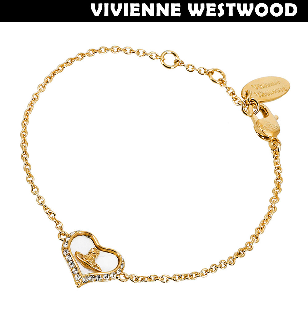 Vivienne Westwood■ハートクリスタルブレスレット