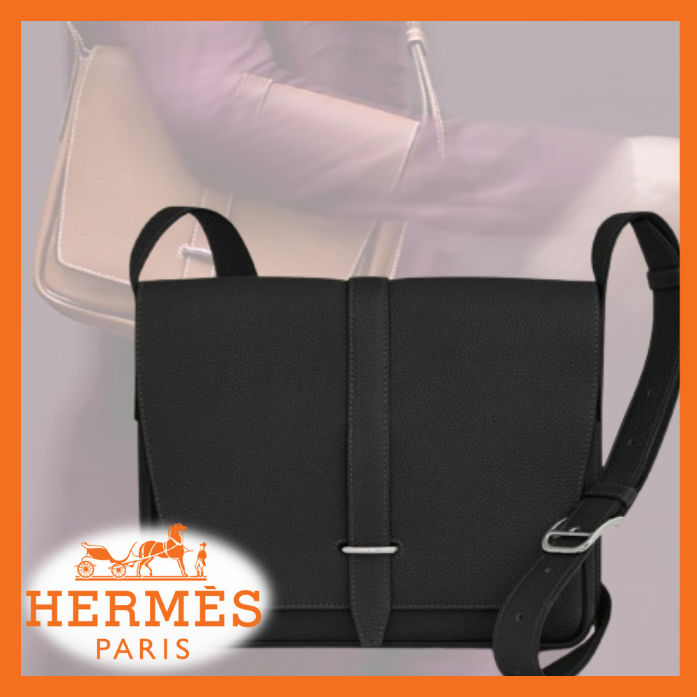 クール＆上品★【HERMES】スティーブ ライト ジュニア バッグ
