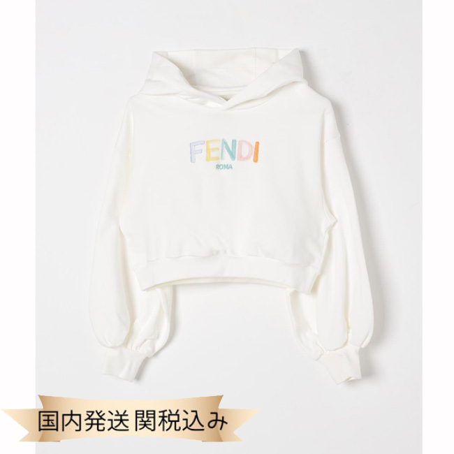 国内発送・大人もOK【FENDI】パーカー スウェット マルチロゴ