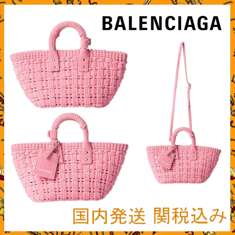 【BALENCIAGA】ビストロ XS Sponge Basket Tote Bag