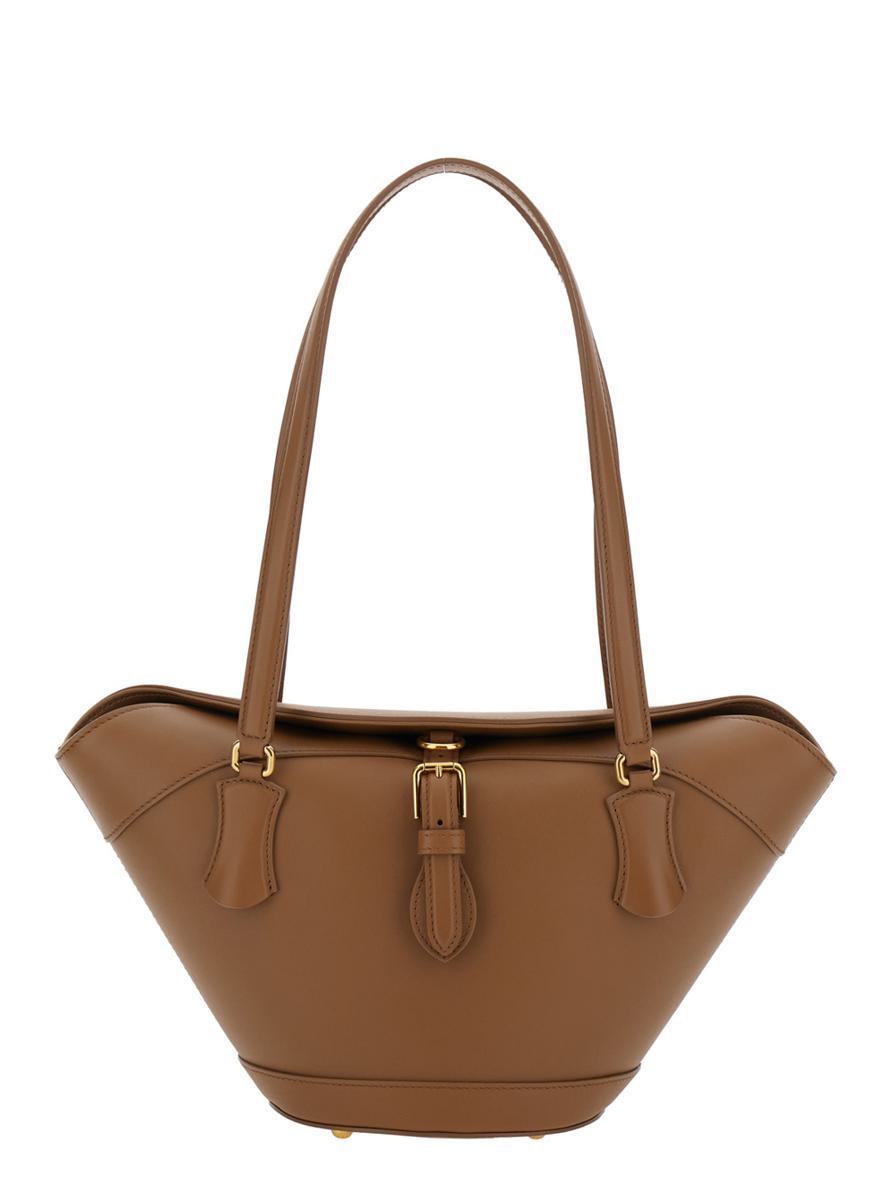 【関税＆送料込み】Dolce & Gabbana Brown Shoulder Bag With