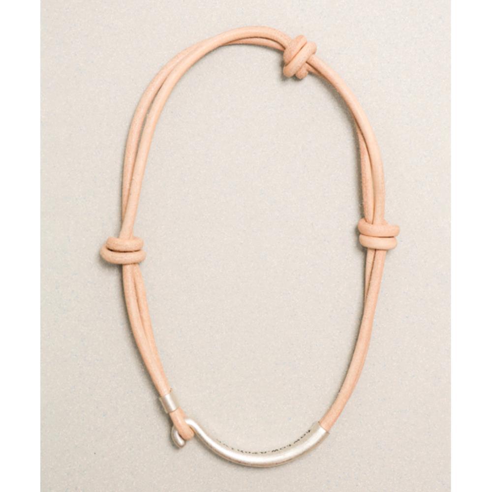 ●tow tow archive● Grit Leather Necklace Vegetable TBH52ABM