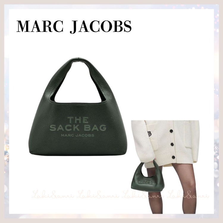 MARC JACOBS◆ SACK MINI レザーバッグ ダークグリーン