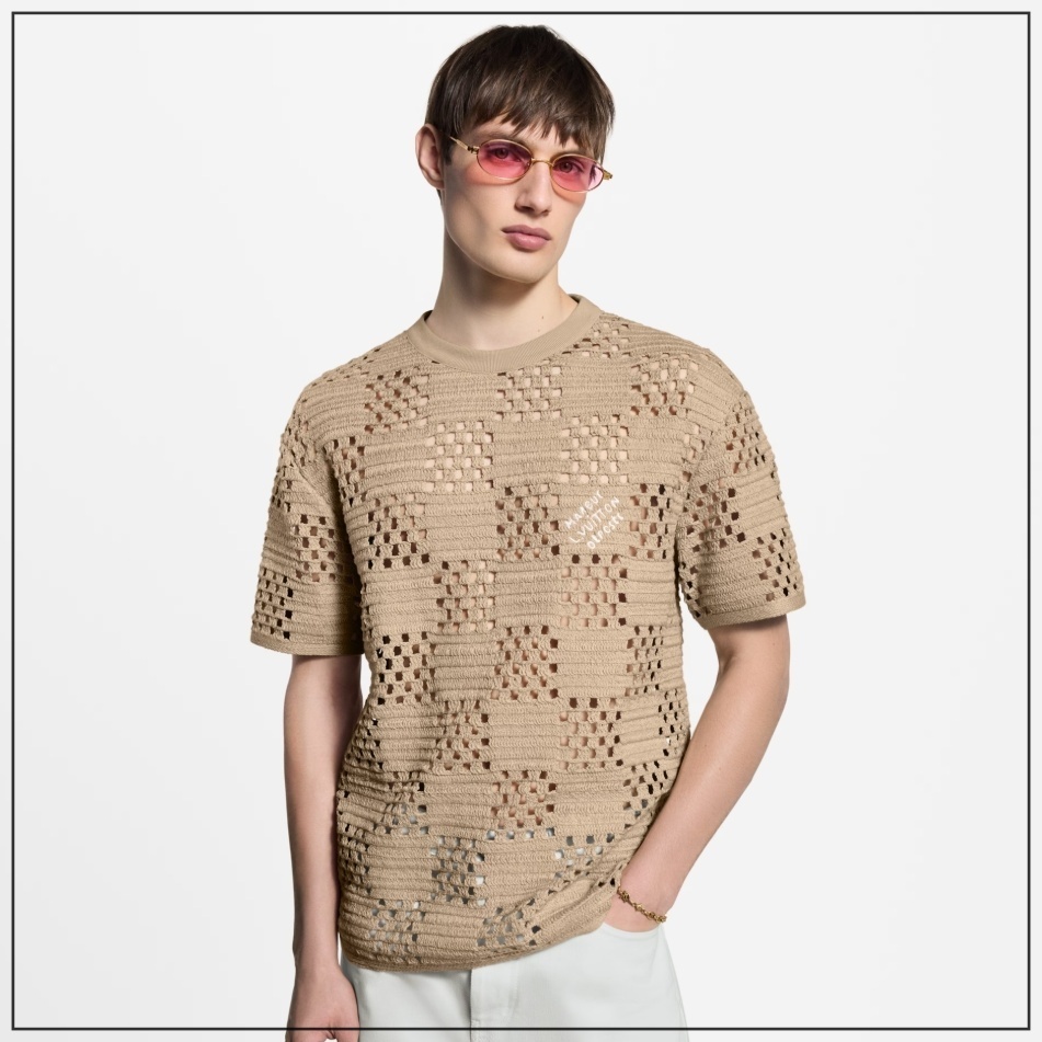 《完売必至》Louis Vuitton ダミエラフィア Tシャツ