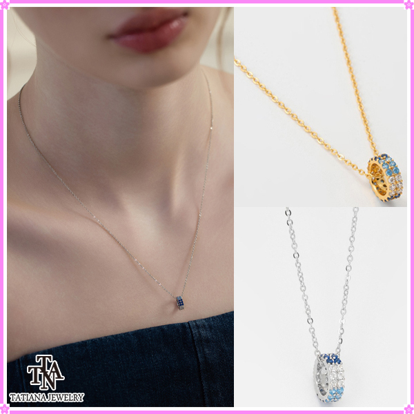 【TATIANA】Blueveil Barrel Necklace NZ2466〜ネックレス