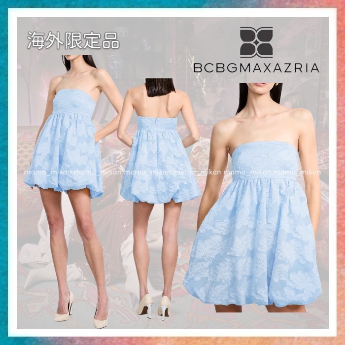【BCBG MAXAZRIA】華やかボリューム感のジャカードドレス