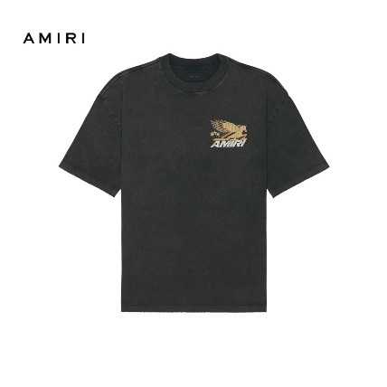 AMIRI アミリ VINTAGE PEGASUS OVERSIZED ロゴ Tシャツ ブラック