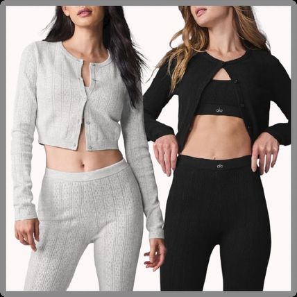 関税負担なし◆ALO Yoga◆プリーツ クロップドジャケット ALO Yoga】CROPPED G.O.A.T JACKET 2カラー 海外限定 (ALO Yoga