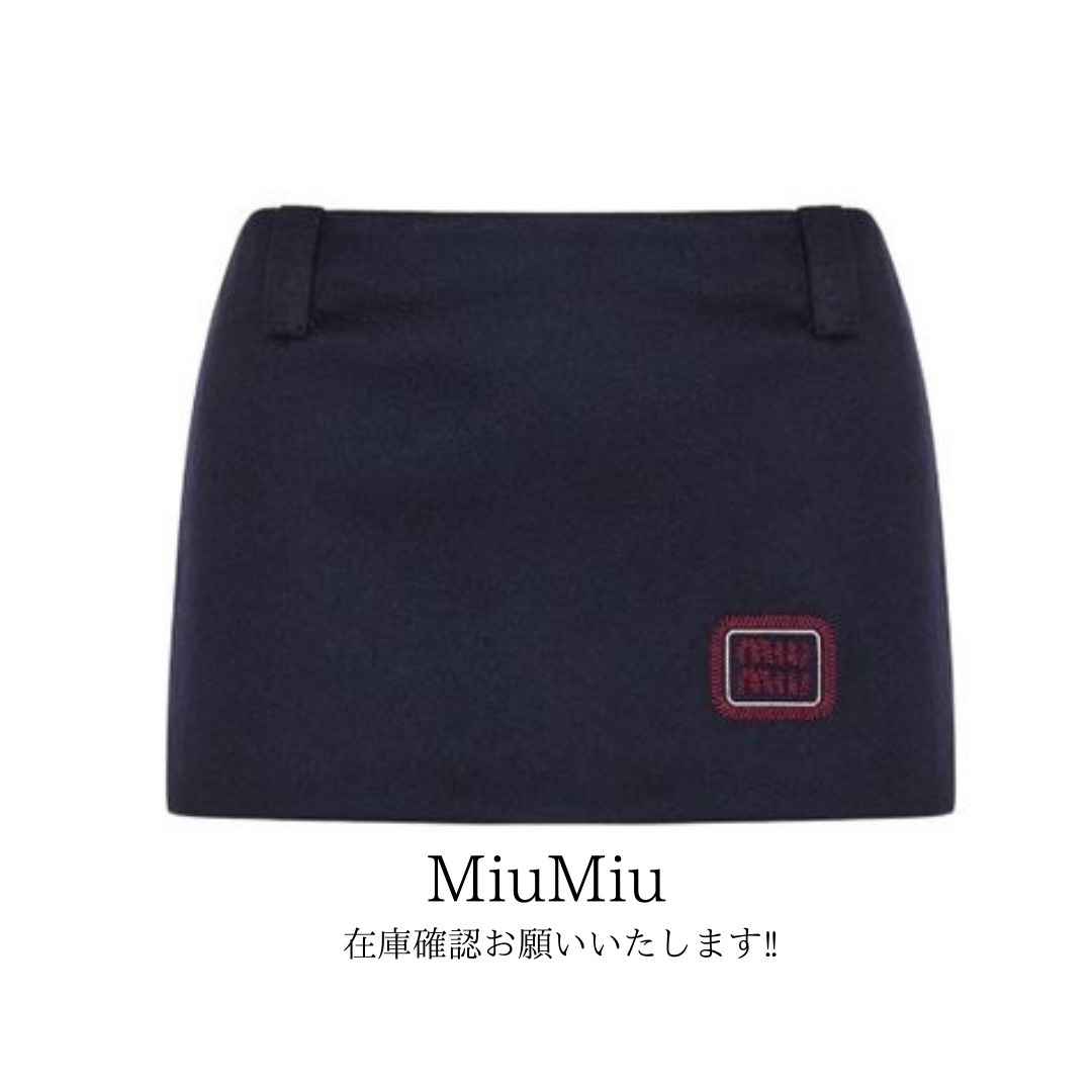 【Miu Miu】ベロア ミニ スカート
