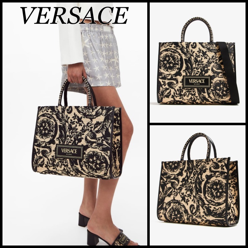 【関税込】VERSACE ヴェルサーチェ◆バロッコ トートバッグ 2way