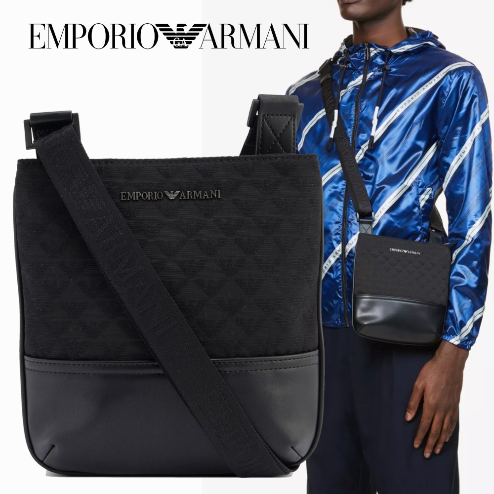 関税送料込♪EMPORIO ARMANI/イーグルロゴ ショルダーバッグ