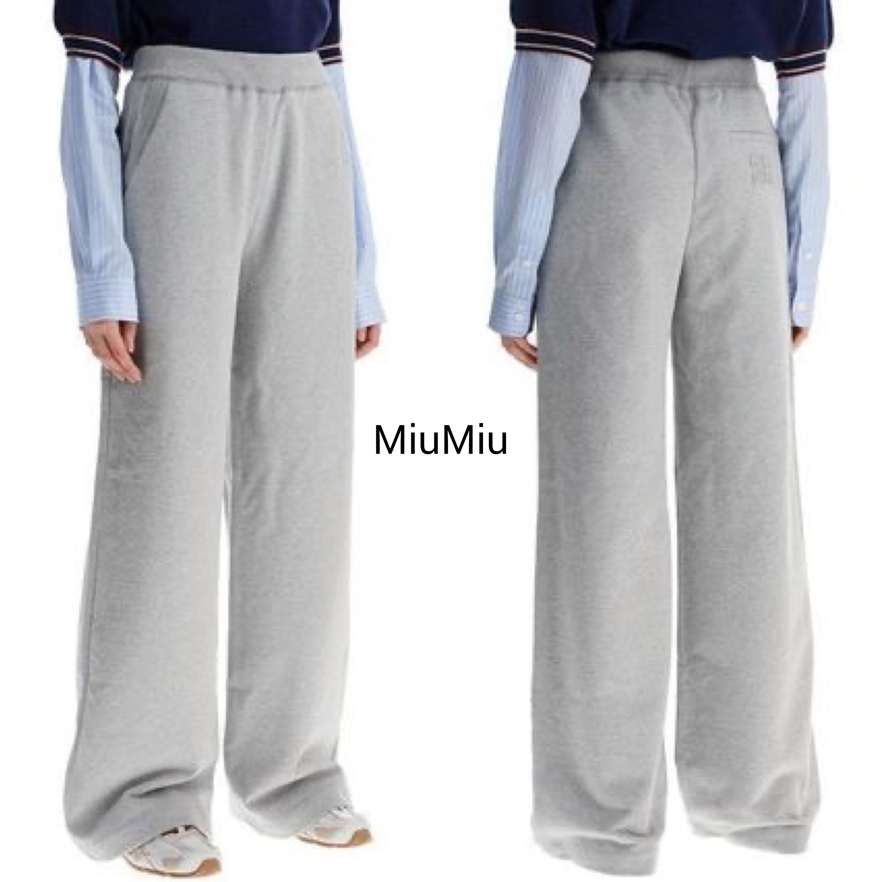 パンツ MIUMIU Flared Jogger Pants