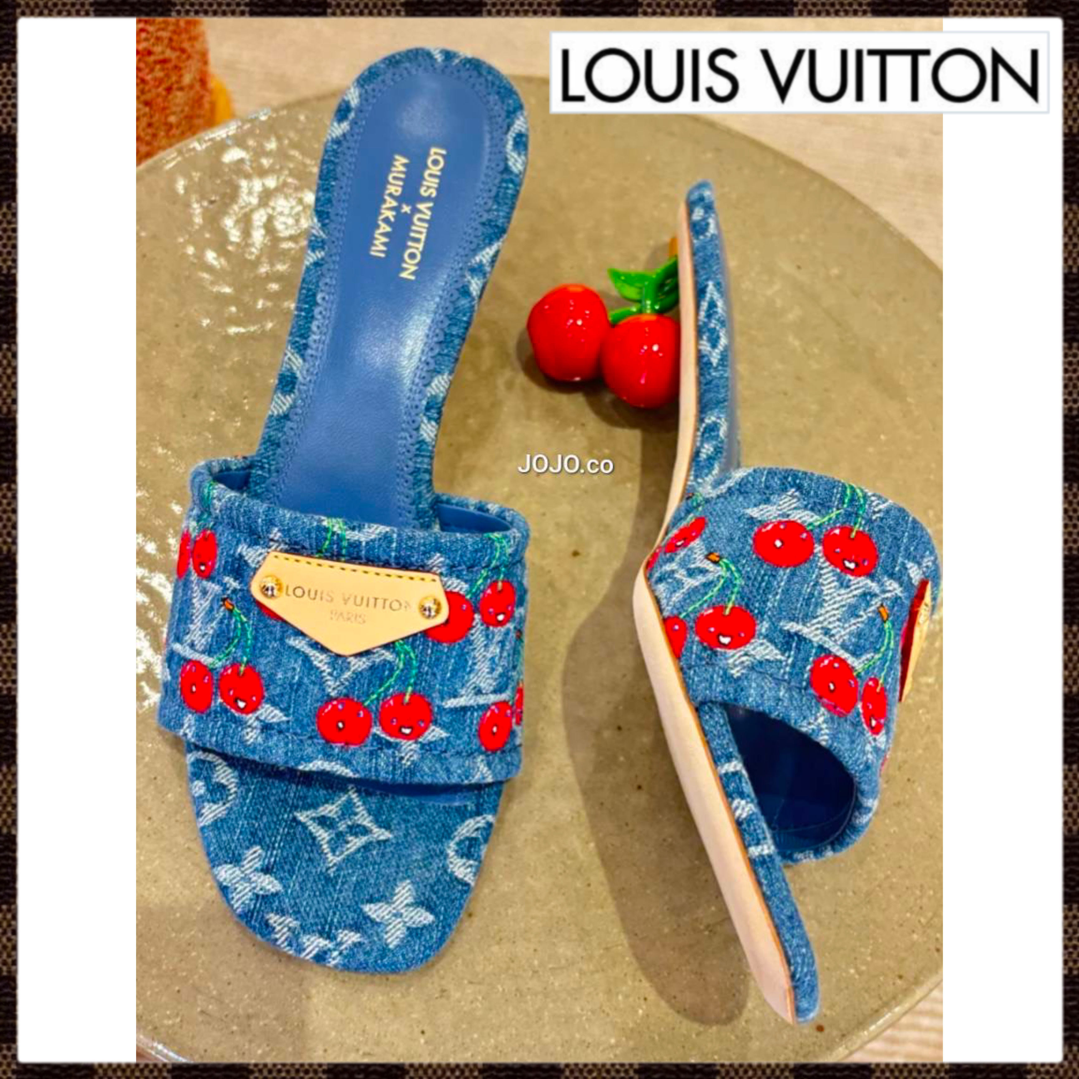 《個性溢れる♪チェリー》LouisVuittonミュール リリー コラボ
