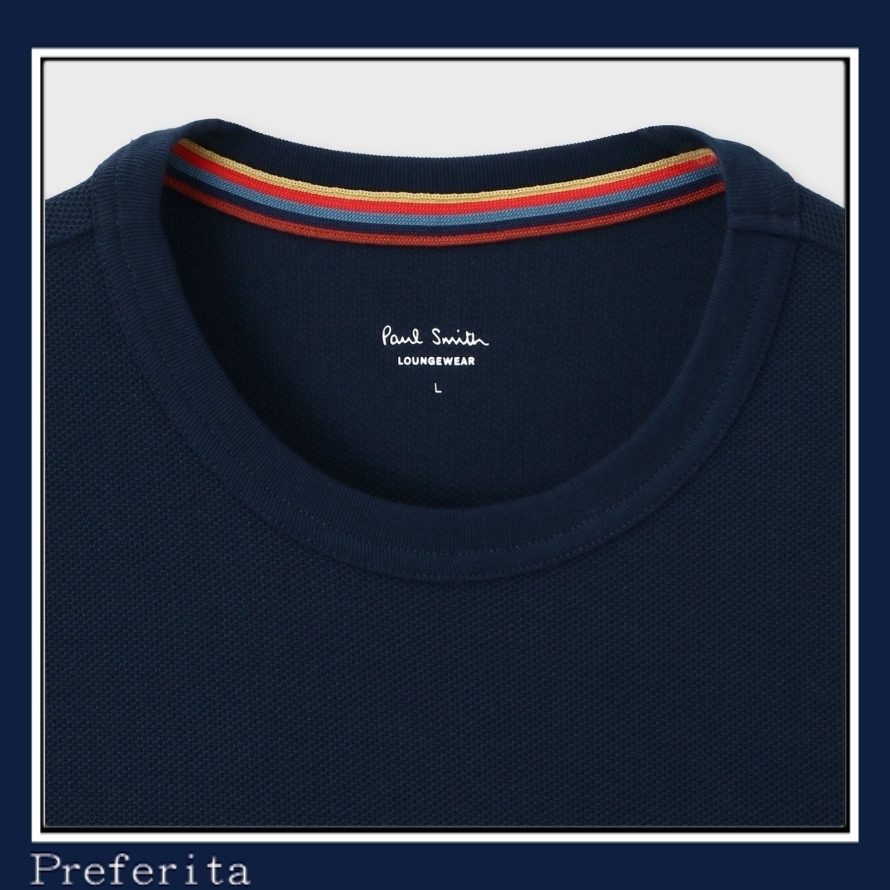 【Paul Smith】\"TRAVELLER\" ジャカードメッシュ 半袖カットソー