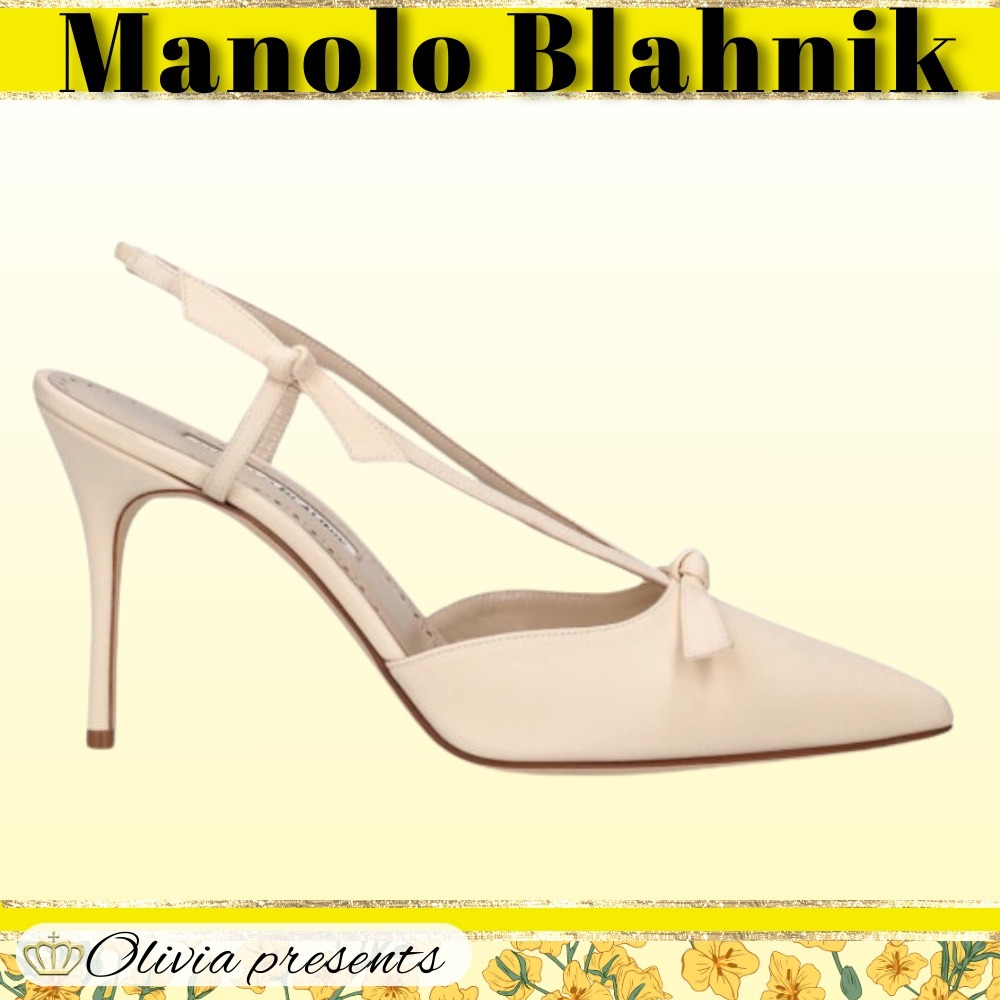 Manolo Blahnik>>90mmスエードのコリンティアミュール