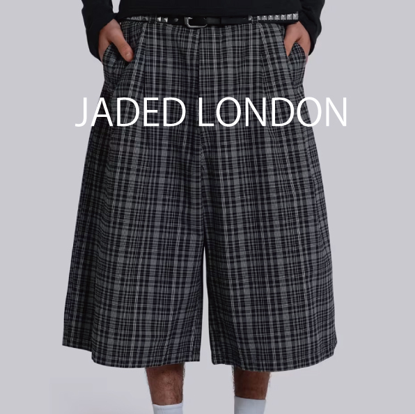 【JADED LONDON】Check Jumbo Jorts
