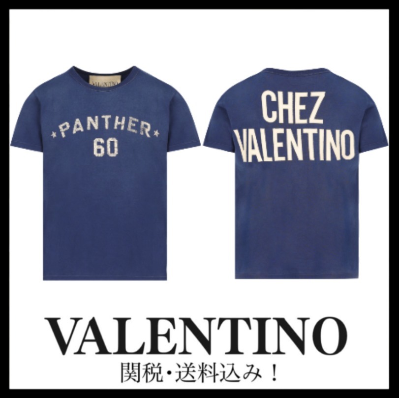 ＊VLENTINO＊シェヴァレンティノプリント&パッチコットンTシャツ