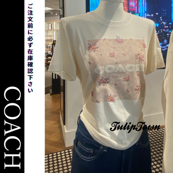 【COACH】Spring Blossom クラシックTシャツ CAH69
