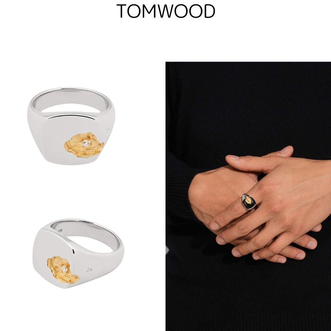 お洒落！＜TOMWOOD＞Mined Ring Large Diamond